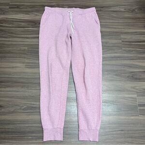 American Apparel pink jogger cotton drawstring sz small